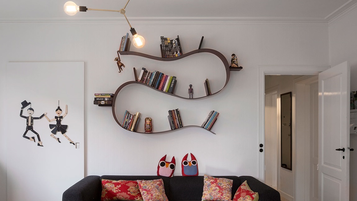 Neutralt: Med vita karmar får du många möjligheter att vara kreativ med flera färger