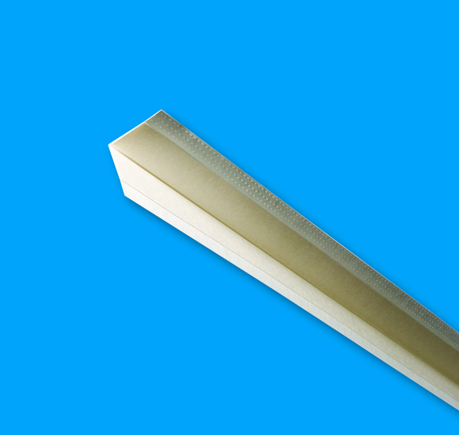 No-coat composite  hörn, 90° utv.